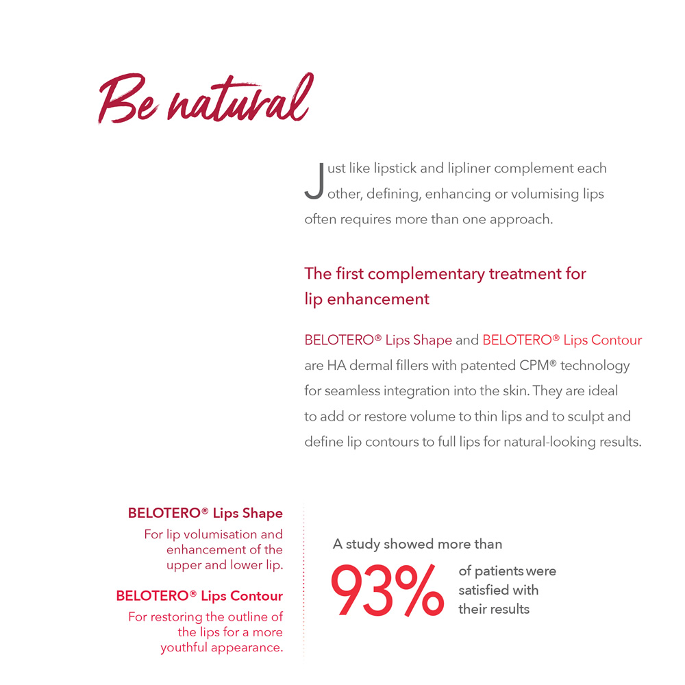 Belotero Shape & Contour Lips Patient Brochure